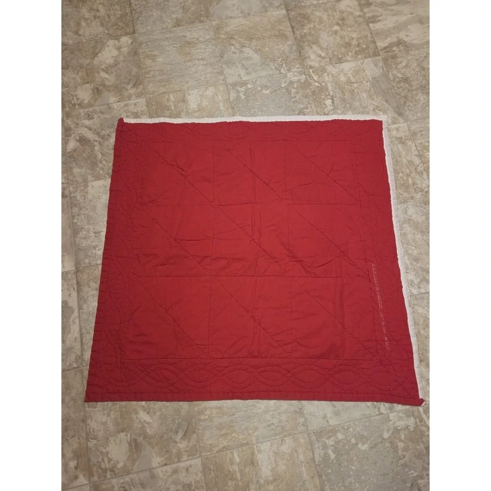 Vintage Harlequin Hearts Quilted Wall Hanging